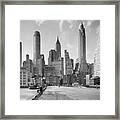 Manhattan Skyline, 1936 Framed Print