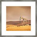 Oil Industry Well Pumps #1 Framed Print