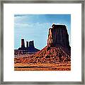 Panorama Of North Window Area Monument #1 Framed Print