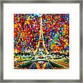 Paris Of My Dreams Framed Print