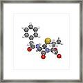 Penicillin G Molecule #1 Framed Print