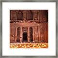 Petra By Night #1 Framed Print
