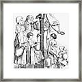 Pollution Cartoon, 1866 #1 Framed Print