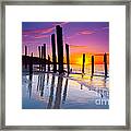 Port Willunga Sunset Framed Print