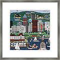 Portland Waterfront Framed Print