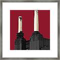 Power - Blazing Red Framed Print