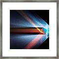 Powerful And Colorful Light Refraction #1 Framed Print