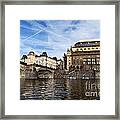 Prague From Vltava #3 Framed Print