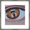 Reflections In A Golden Eye Framed Print