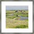 River In The Nebraska Sandhills #1 Framed Print