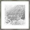 Rock Creek Railroad Trellis #1 Framed Print