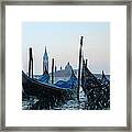 Rowboats Docked In Harbor #1 Framed Print