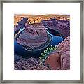 Sand Stone Rock Formation In Sw Usa #1 Framed Print