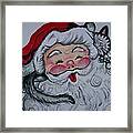 Santa And Company Framed Print