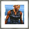 Serena Williams Framed Print