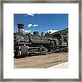 Silverton Station Engine 480 On The Durango And Silverton Narrow Gauge Rr #1 Framed Print