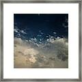 #sky #storm #cloud #thunder #rain #1 Framed Print