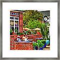 Small Town Cafe #1 Framed Print