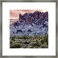 Snow Day At The Superstitions  #2 Framed Print