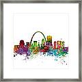 St Louis Missouri Skyline Framed Print