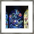 Stained Glass Chagall Windows #1 Framed Print