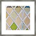 Stained Glass Window #1 Framed Print