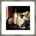 Still Life With Two Wine Bottles #1 Framed Print