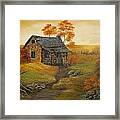 Stone Cabin #2 Framed Print