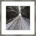 Stopping By Woods #1 Framed Print