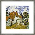 Street In Auvers-sur-oise #1 Framed Print