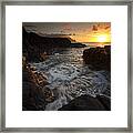 Sunset Pool #1 Framed Print