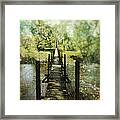 Swinging Bridge #1 Framed Print