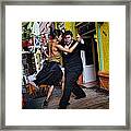 Tango Dancing In Buenos Aires Argentina #1 Framed Print
