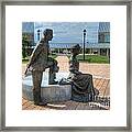 The Catherine And Milton Hershey Statue #1 Framed Print
