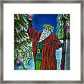 The Holly King Framed Print