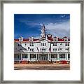 The Stanley Hotel Panorama Framed Print