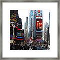 Times Square #1 Framed Print