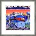 Trains Of Pine Mountain #2 Framed Print