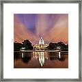 Usa, Columbia, Washington Dc, Capitol #1 Framed Print