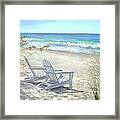 View For Two. Framed Print