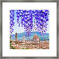 View Of City Center Of Florence #1 Framed Print