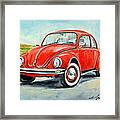 Vw Beetle #1 Framed Print