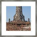 Wat Chaiwatthanaram Ubosot Platform And Buddha Images Dtha0189 #2 Framed Print