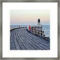 Whitby Pier #1 Framed Print