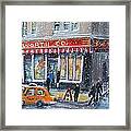 Woolworth's Holiday Shopping Framed Print