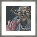 Y Is For Yoda #1 Framed Print
