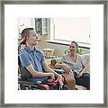 Young Cerebral Palsy Patient #1 Framed Print