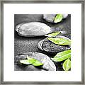 Zen Stones 1 Framed Print