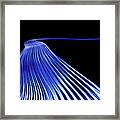 Abstract Light Trails And Streams #10 Framed Print
