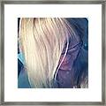 #girls #girl #me #love #blonde #hair #10 Framed Print